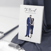 Couple Portrait Illustration Card