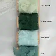 Chiffon Ribbon Colours Greens