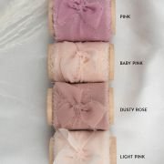 Chiffon Ribbon Colours Pinks