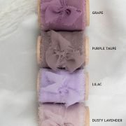 Chiffon Ribbon Colours Purples
