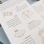 Anand Karaj Ceremony Wedding Program