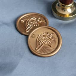 Thank You pre-made wax seals