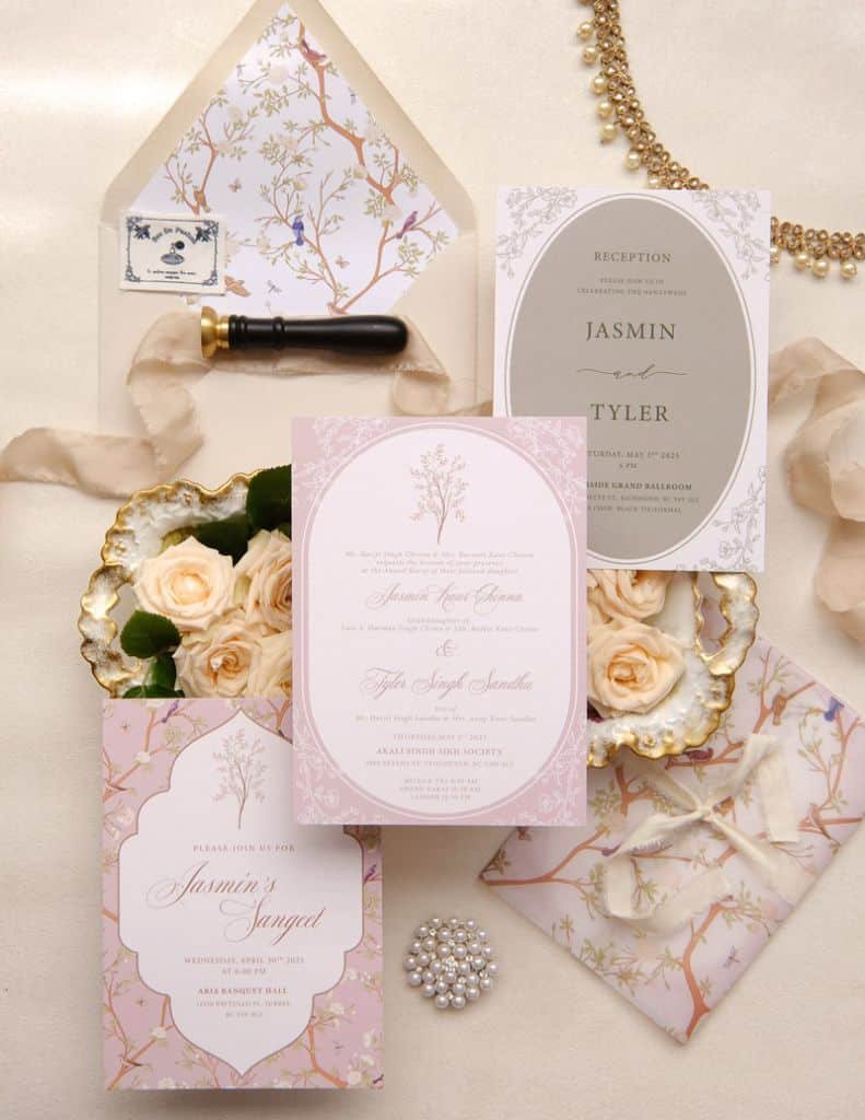 Esgee Art Design Wedding Invitation Suite