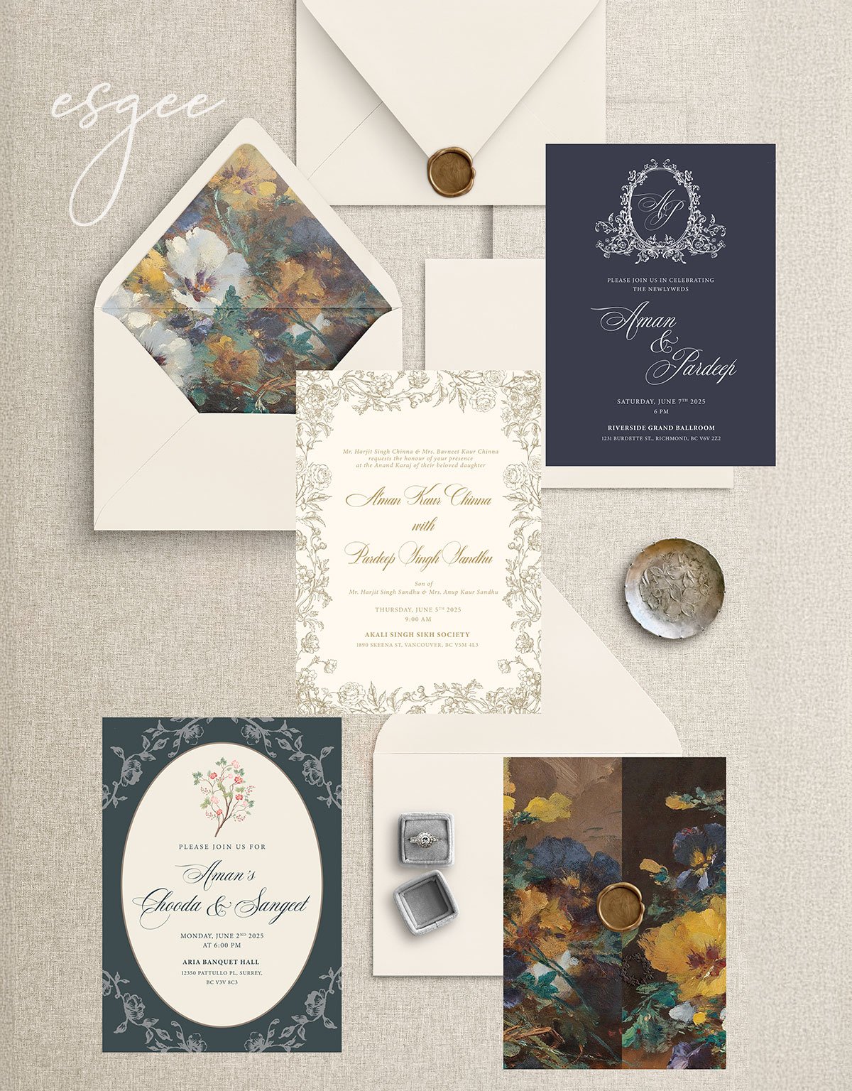 chaaya wedding invitation