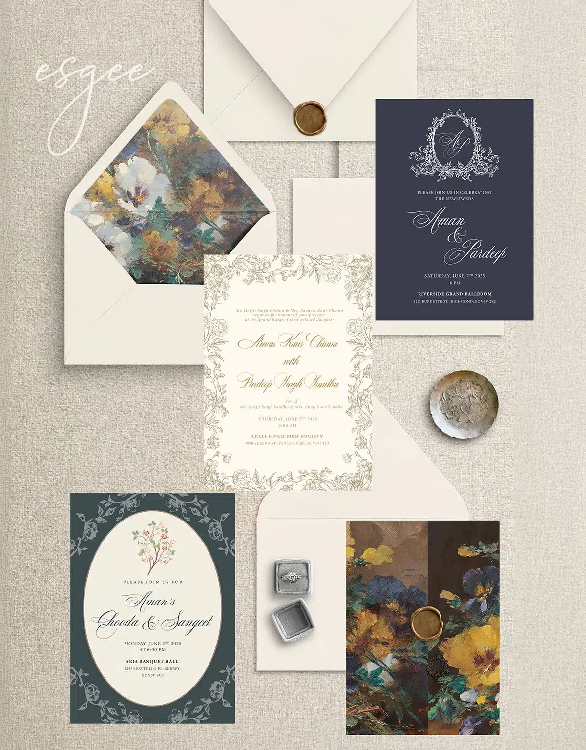 chaaya wedding invitation